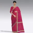 Chanderi Saree [Shoulder Pallu] Silk/Cotton